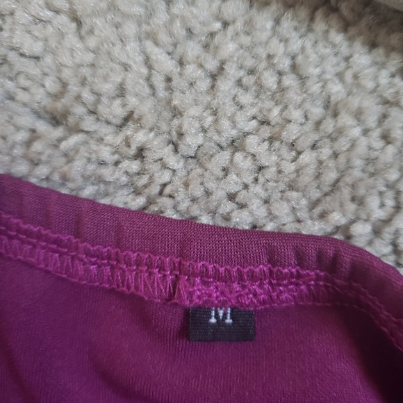 Purple high low dress - Picture 3 of 4